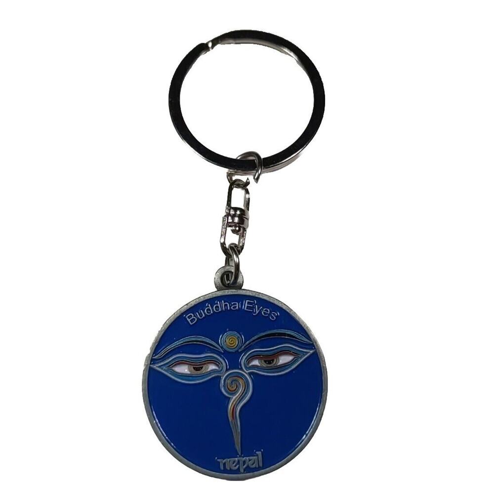 Buddha Eyes Nepal Keychain